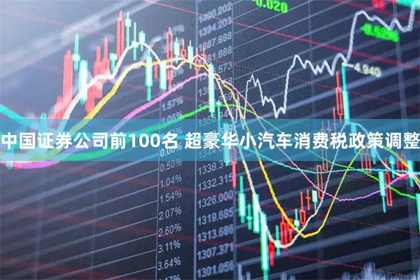 中国证券公司前100名 超豪华小汽车消费税政策调整
